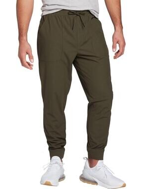 VRST Men's Limitless Slim Fit 4-Way Stretch Jogger, XXL, Dark Green